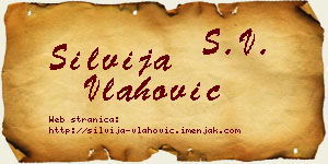 Silvija Vlahović vizit kartica